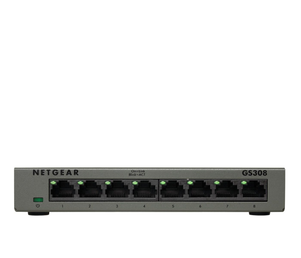 Netgear 8p GS308-300PES (8x10/100/1000Mbit) - 503368 - zdjęcie